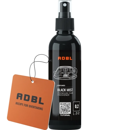 ADBL BLACK MIST 200ml + Zawieszka zapach do auta, męskie perfumy